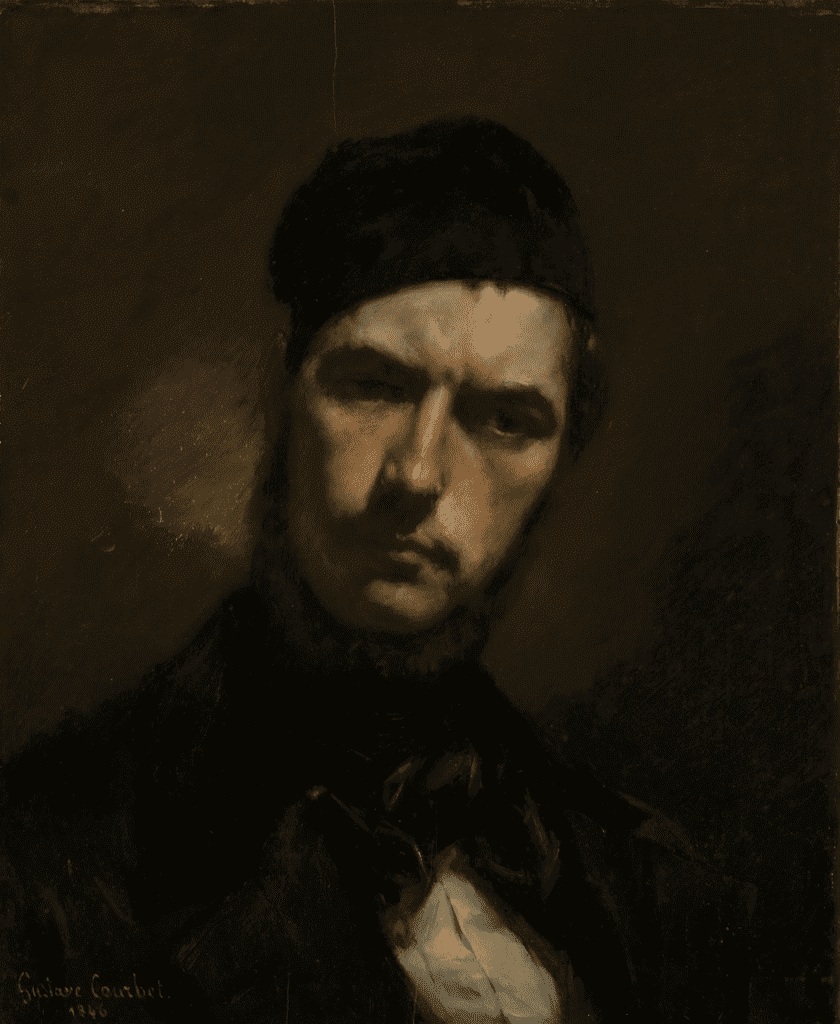 Portrait of H. J. van Wisselingh by Gustave Courbet (1846), showcasing the artist’s mastery of realism and texture.