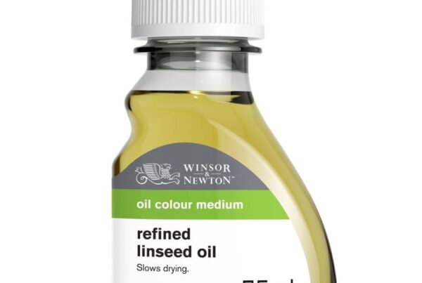 Winsor & Newton Refined Linseed Oil 75ml Bottle